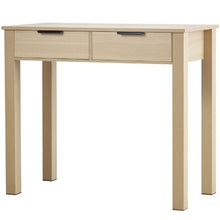 Light Wood Small Kids Desk with Drawers – Modern Rectangle MDF Study Table for Bedroom Home & Office