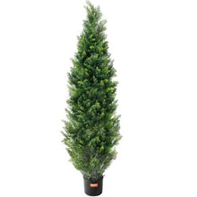 60 Inch Topiary Tree Faux Plant UV Decor Indoor and Outdoor Artificial Cedar SM-BS-150 (Pack of 5)