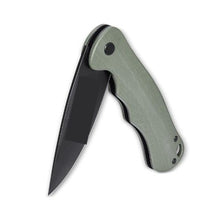 Folding Pocket Knife 3.5" D2 Steel Blade G10 Handle EDC Knife with Clip