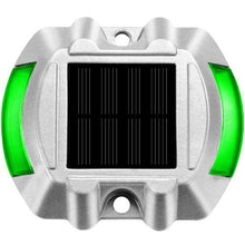 4-Pack Solar Driveway Lights, Waterproof LED Green for Pathway & Walkway