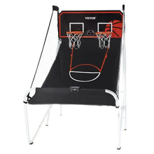 82 x 44 x 81 In  Foldable 2-Player Basketball Arcade Game with Electronic Scoreboard for Kids Adults