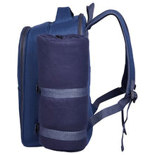 2 Person Picnic Backpack Insulated Cooler Compartment wid Bottle/Wine Holder for Hiking Camping Navy Blue