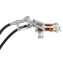 12V DC 15 GPM Fuel Transfer Pump with Manual Nozzle Cast Iron Diesel Pump for Gasoline Diesel & Kerosene