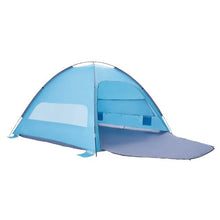 8-Person Beach Tent Sun Shelter – UPF 50+ Portable Canopy with Carry Bag & Sand Pockets for Camping & Outdoor Use