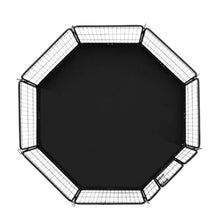 Dog Playpen 8-Panel 24" Foldable Metal Fence with Door Bag & Pad