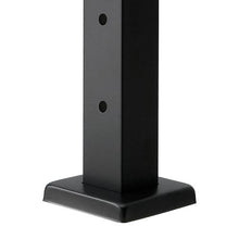 36" Cable Railing Posts 4-Pack Black Stainless Steel with Horizontal Holes (Pack of 2)
