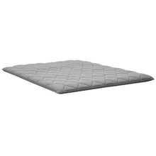 80 x 60 x 3.5 In Japanese Tatami Mat Queen Size Foldable Futon Mattress 9-Layer Floor Sleeping Mat with Storage Bag (Gray)