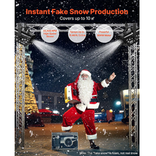 800W Snow Making Machine, Portable Handheld/Hanging Snow Maker with 1L Tank & Wireless Remote