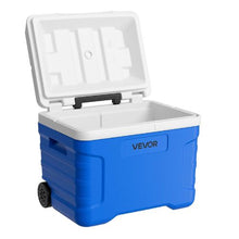 21 Qt Rolling Hard Cooler with Wheels Leak-Resistant 48-Hour Ice Retention Insulated Ice Chest