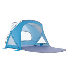 6-Person Beach Tent Sun Shelter – UPF 50+ Portable Canopy with Carry Bag & Sand Pockets for Family Camping & Outdoor Picnic Use