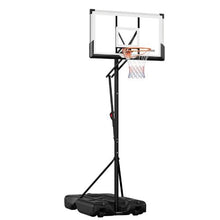 54 inch Portable Basketball Stand With 10ft Height Adjustment for Kids Teens Adults
