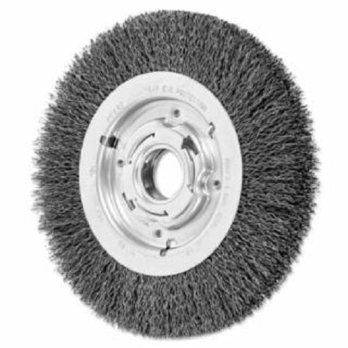 8 Inch Carbon Steel Medium Crimped Wire Wheel Brush 419-81128