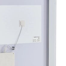 28" x 36" LED Bathroom Mirror with Anti-Fog, Frontlit & Backlit, Dimmable 3-Color Temperature, Wall Mounted