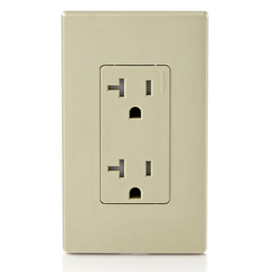 20A NEMA 5-20R Tamper-Resistant Duplex Outlet Ivory T5825-I