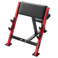 Preacher Curl Bench – 660lbs Max Load Strength Training Equipment Adjustable Weight Bench with Bar Holders for Bicep Isolation Home Gym Fitness