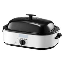 18QT Electric Roaster Oven 150–450°F Adjustable Temperature Self-Basting Lid Removable Pan & Rack