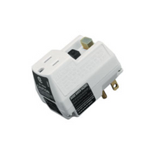 120V 15A Single Outlet Right Angle GFCI Adapter White 14650006-6 (Pack of 6)