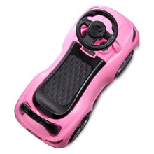 Ride-On Push Car for Toddlers Sit-to-Stand Design Music Steering Wheel & Storage, Pink, Ages 1–3