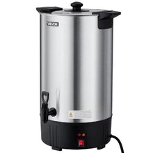 100 Cups Commercial Coffee Urn Stainless Steel Quick Brewing for Easy Cleaning Silver