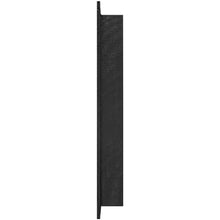 16 x 32 Inch Shower Niche Tile-Ready Double Shelf (Black)