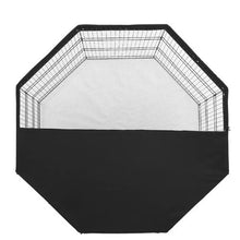 Dog Playpen 8-Panel 30"H Foldable Metal Pet Fence with Door & Oxford Cover