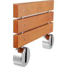 Folding Teak Shower Seat Wall-Mounted 440 LB Capacity