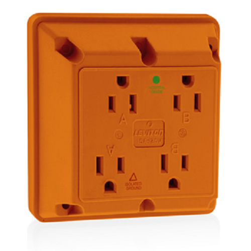 15 Amp 4-in-1 NEMA 5-15R Receptacle Outlet 1254-IG