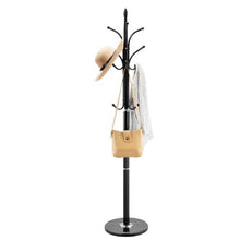 Freestanding Coat Rack with Marble Base & 6 Hooks – Modern Clothes Stand for Entryway Bedroom Office
