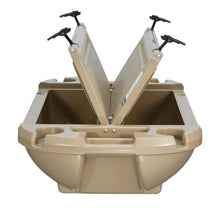 40 QT Floating Cooler with Dry Storage & Tow Rope Floating Ice Chest (Apricot)