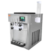 Countertop Soft Serve Ice Cream Machine 1800W 3-Flavor