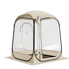 Pop-Up Sports Tent – 50x50 in Clear Bubble Tent for 1 Person Waterproof Outdoor Pod with Floor Mat & Top Cover