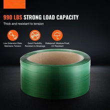 0.63" x 0.03" x 1000' Polyester Banding Heavy-Duty PET Strapping Roll for Packaging & Pallets
