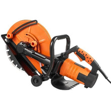 14-Inch Electric Concrete Saw 3200W 5-Inch Cutting Depth Wet Saw with Pump & Blade
