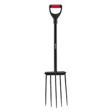 5-Tine Garden Fork – Heavy Duty 41" Steel Pitchfork with Y-Grip Handle for Digging Composting & Aeration