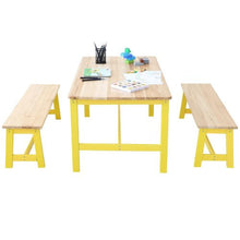 Toddler Learning Table and Bench Set