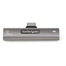 USB C Audio & Charge Adapter 3.5mm TRRS Headphone and 60W USB Type Metal