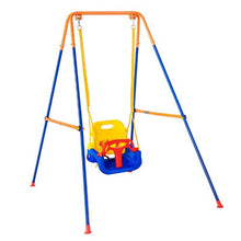 3-in-1 Toddler Swing Set with Foldable Metal Stand & Sandbags – Indoor/Outdoor for Kids & Teens