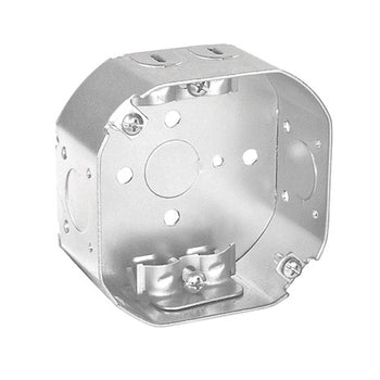 3-1/2 Inch Octagon Box 1-1/2 Inch Deep Non-Metallic Clamp 24151-R (pack of 40)