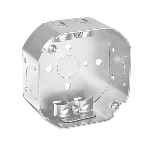 3-1/2 Inch Octagon Box 1-1/2 Inch Deep Non-Metallic Clamp 24151-R (pack of 40)