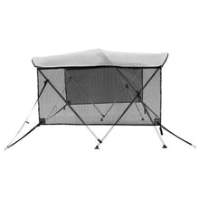 6'L x (67"-72")W x 46"H In 3 Bow Boat Bimini Tops with Aluminum Alloy Frame Waterproof