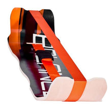 Wooden Balance Board Trainer for Adults Curved Wobble Board Core Training & Home Gym (Orange)