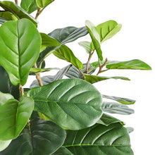 6 ft Artificial Fiddle Leaf Fig Tree Secure PE Materia Anti-Tip Tilt Protection for Home Office Outdoor&Indoor