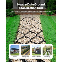 4 in Gravel Grid Permeable Grass and Ground Stabilizer for Driveways RV Parking Slopes (17.06 x 8.86 FT)