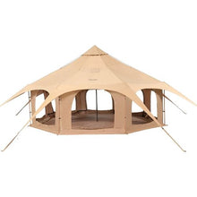 16.4 Ft Canvas Bell Tent – 4-Season Camping Tent for 8 People