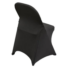 100-Pack Stretch Spandex Folding Chair Covers Universal Fit Washable (Black)