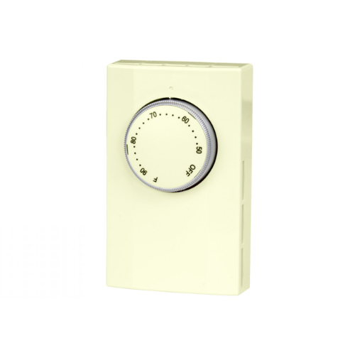 120 - 277V Mechanical Double Pole Thermostat Almond