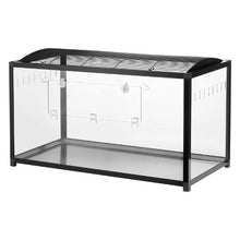 37.8"x18.5"x21.7" Transparent 360° Hamster Cage – Ventilated Small Animal Habitat with Front Door
