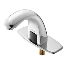 9/16 in Touchless Bathroom Sink Faucet Automatic Sensor Hot/Cold Water Battery Operated Chrome Plated