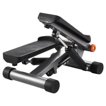 Mini Stair Stepper – Hydraulic Fitness Stepper with Resistance Bands Full Body Cardio Workout LCD Monitor 330LBS Capacity