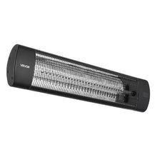 Infrared Heater 1500W Electric Space Heater 3 Heat Settings Remote 24H Timer (Black)